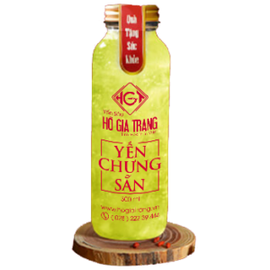 TỔ YẾN SÀO CHƯNG SẴN VỚI LÁ DỨA ( CHAI 300 ML )