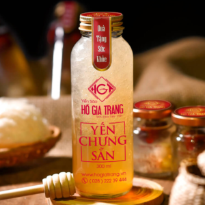 TỔ YẾN SÀO CHƯNG SẴN VỚI MẬT ONG ( CHAI 300 ML )