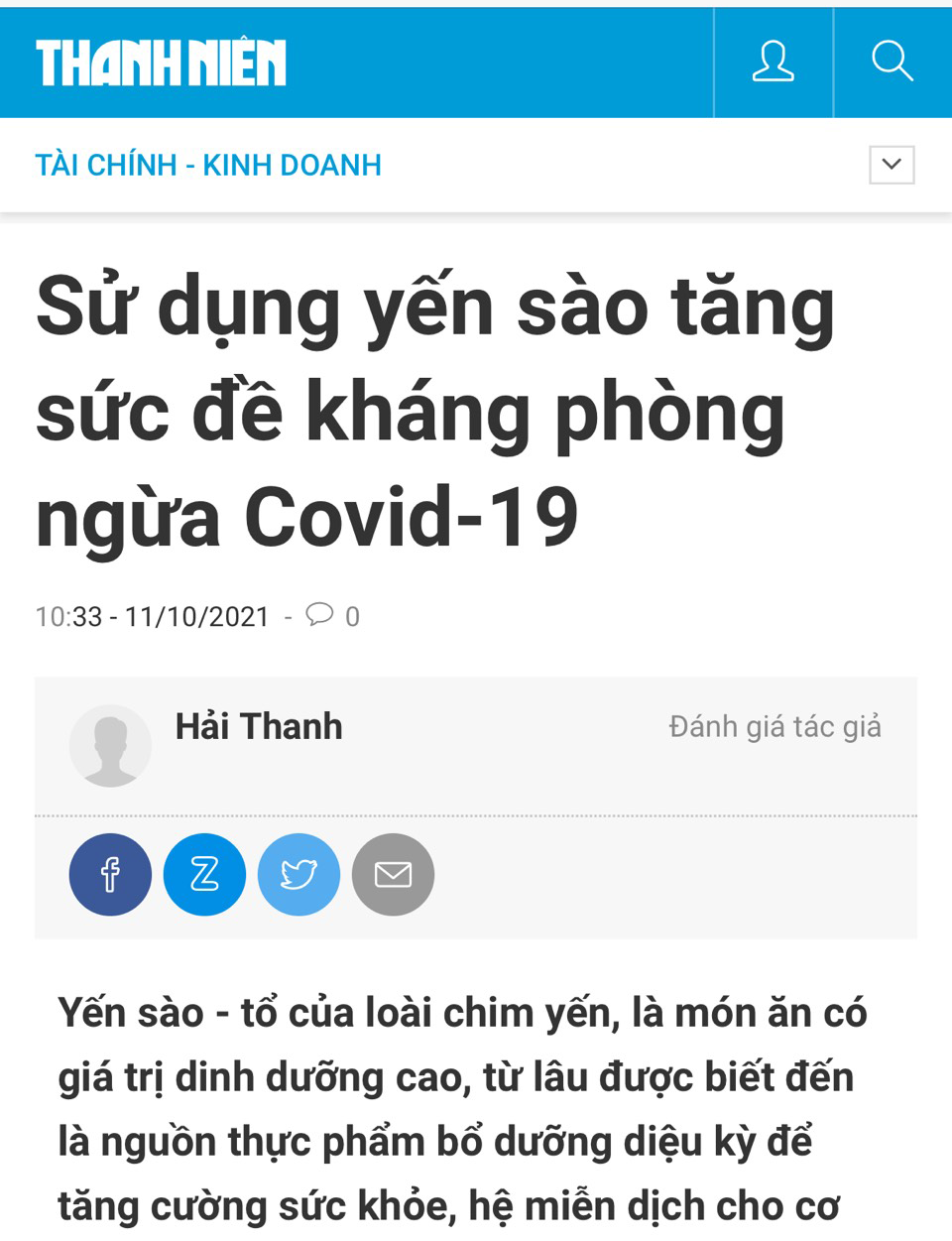 Carousel Bao Chi Noi Ve Yen Sao Ngua Covid 002